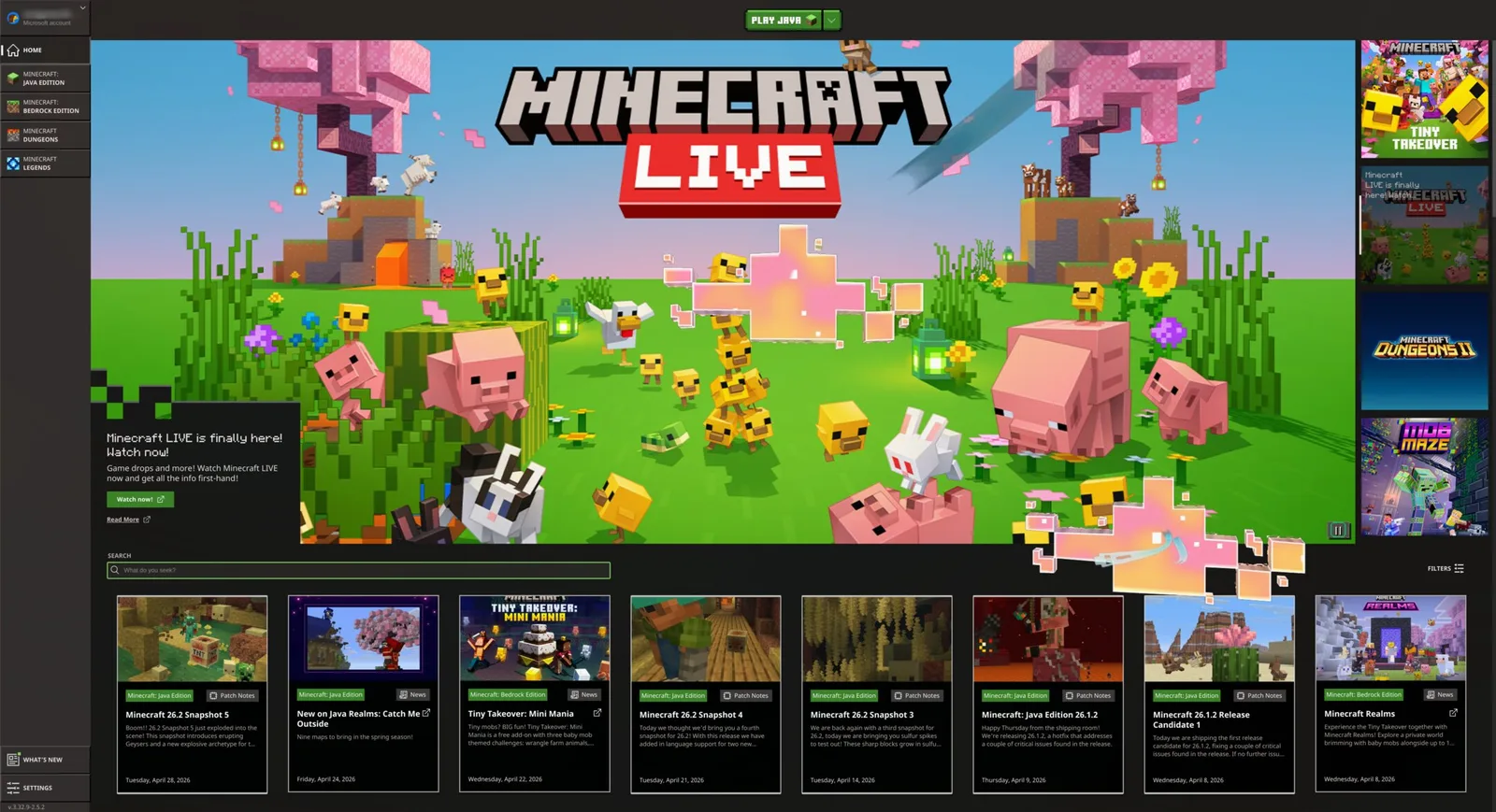 Minecraft på Omarchy